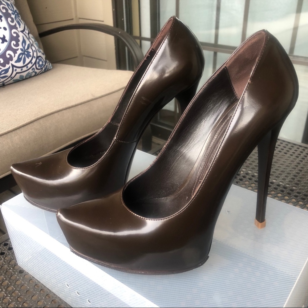 Gianmarco Lorenzi High Heel Pumps-Brown